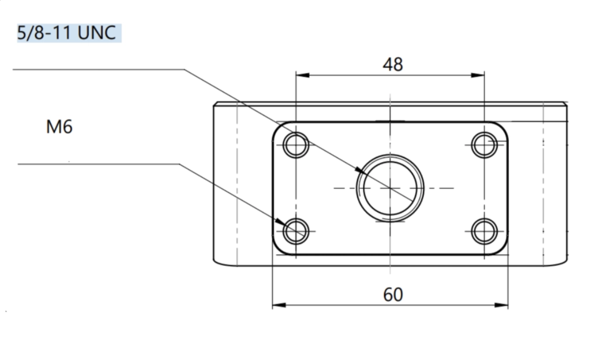 Sensor hole pattern